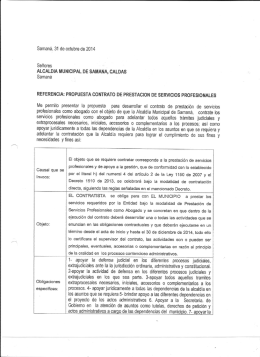 referencia: propuesta contrato de prestación de servicios