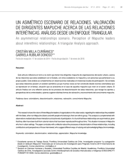 Un asimétrico escenario de relaciones. Valoración de dirigentes