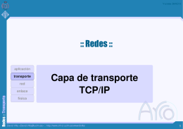 Capa de transporte TCP/IP