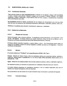 E.5 MAMPOSTERIA, REPELLOS Y FINOS
