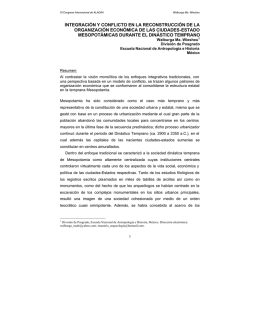 Marco-economía política de Mesopotamia-Walburga