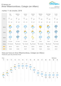 El Tiempo en Amor Misericordioso, Colegio (en Alfaro)