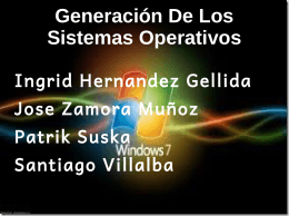 Generación De Los Sistemas Operativos