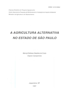 a agricultura alternativa