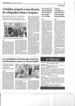 Page 1 ELDÍADEcóRnoBA Jueves 29 de septiembre de 2016 e La
