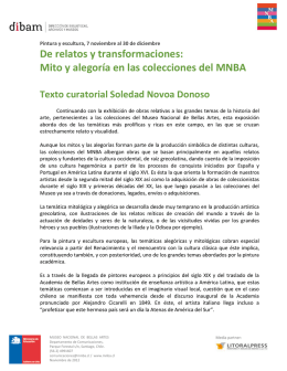 Mito y alegoría en las colecciones del MNBA