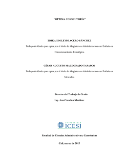 “ÓPTIMA CONSULTORÍA” ERIKA DIOLEYBI