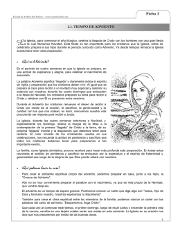 Qué es el Adviento? - Parroquia Ntra. Sra. de Guadalupe Inicio