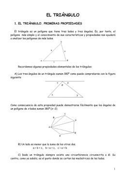 Triángulos.