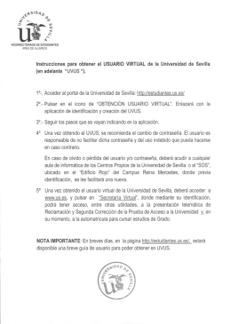 (en adelante “UVUS “).