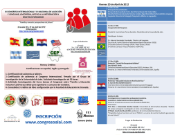 III Congreso Internacional y IV Nacional de Audición y Lenguaje