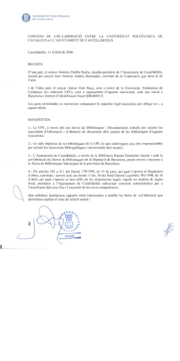 Acord de col.laboració
