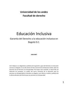Educación Inclusiva