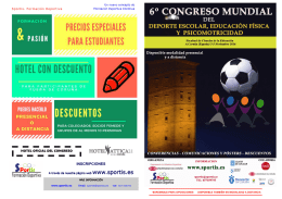 Tríptico del congreso