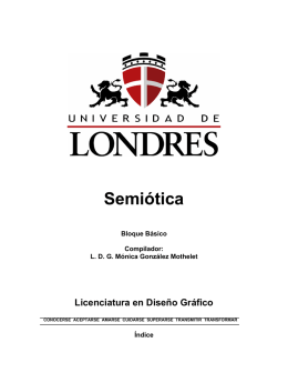 Semiótica - Universitaria Virtual Internacional