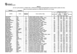 acta de notas - Colegio Montessori