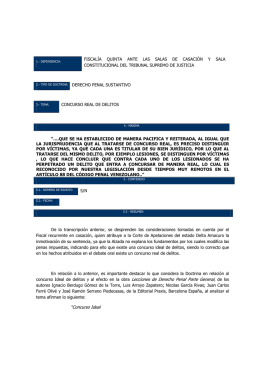 concurso real de delitos