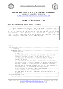 concurso de delito ideal y material