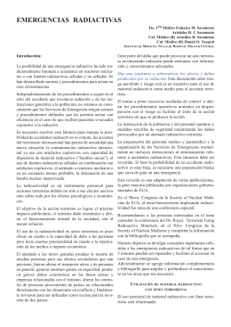 Emergencias Radiactivas
