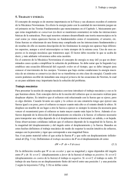5. Trabajo y energía 105 El concepto de energía es de enorme