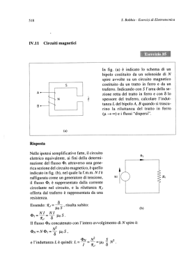 Esercizi Circuiti Magnetici
