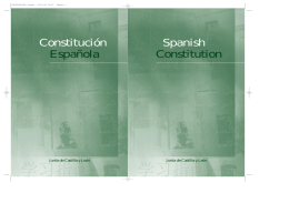 Constitución española en inglés