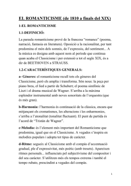 UOM EL ROMANTICISME