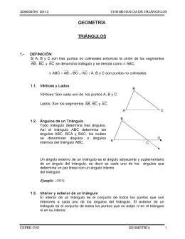 Congruencia de triángulos - Cepre-Uni