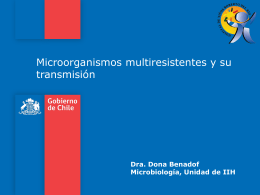 Microorganismos multiresistentes