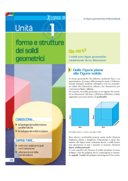 I solidi: Forma e struttura