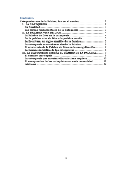 Contenido - Centro Nacional de Catequesis