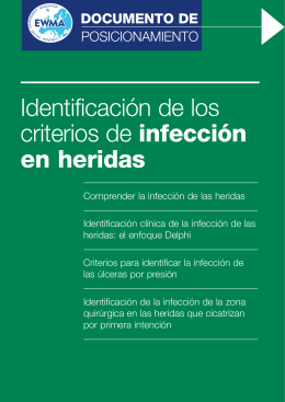 Identificación de los criterios de infección en heridas