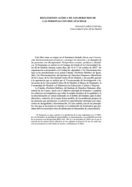 REFLEXIONES ACERCA DE LOS DERECHOS DE LAS