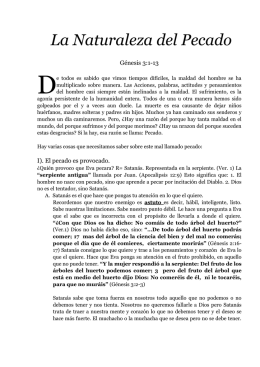 La Naturaleza del Pecado - Toda la Escritura es inspirada por Dios