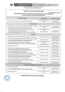 Ministerio de Desarrollo Viceministerio _