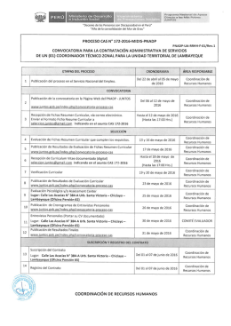 Page 1 s" º 3- - Prograrna Nacional de Apoyo PER Ú Ministero ce
