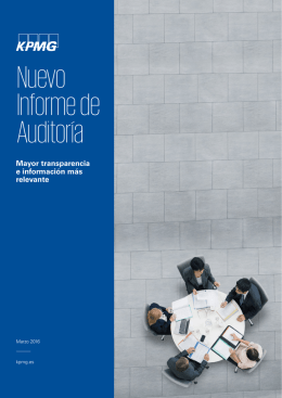 Nuevo Informe de Auditoría