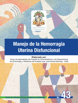 Manejo de la Hemorragia Uterina Disfuncional (HUD)
