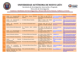 Centros de Investigación Científica, Artística y Cultural.