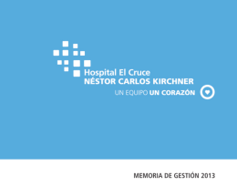 2013 - Hospital El Cruce