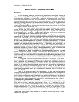 Aborto, derecho y religión en el siglo XXI
