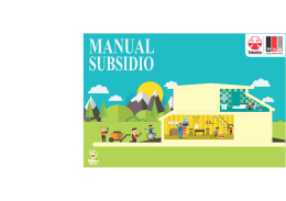 Manual Subsidio