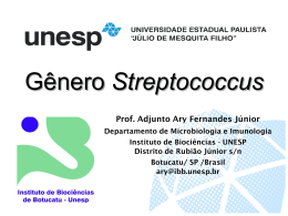 Aula Streptococcus - Instituto de Biociências