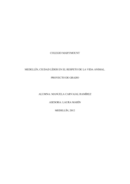 COLEGIO MARYMOUNT MEDELLÍN, CIUDAD LÍDER EN EL