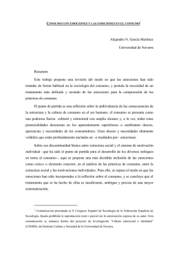 Alejandro N. García Martínez Universidad de Navarra Resumen