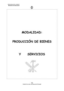 5-PRODUCCION DE BIENES Y SERVICIOS