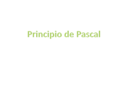 principio de Pascal