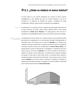 2.1. ¿Cómo se elabora el marco teórico? - U