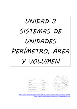 unidad 3 sistemas de unidades perímetro, área y - FICA