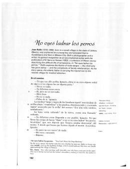 No oyes ladrar los perros